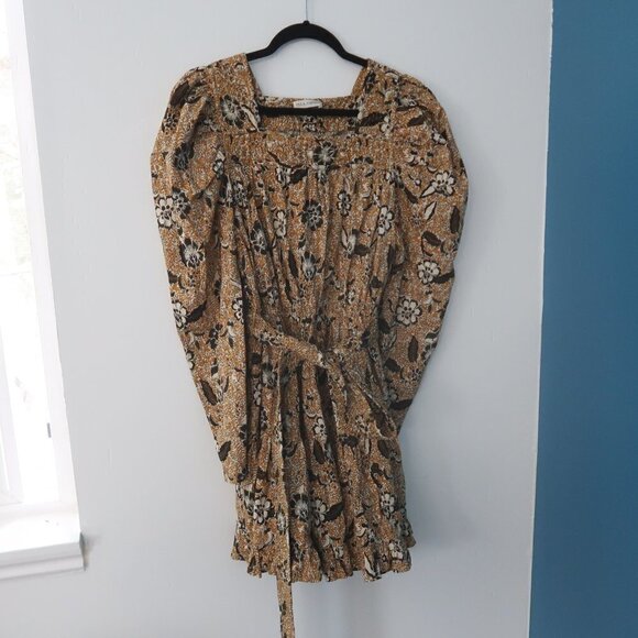 Ulla Johnson Nailah Puff Sleeve Mini Dress Size 8 - Picture 4 of 11